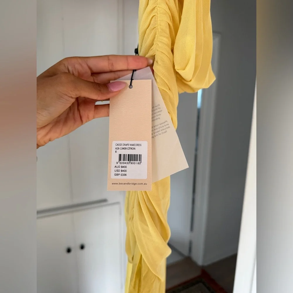 Bec & Bridge Cassis Drape Maxi Dress - Picture 2 of 3